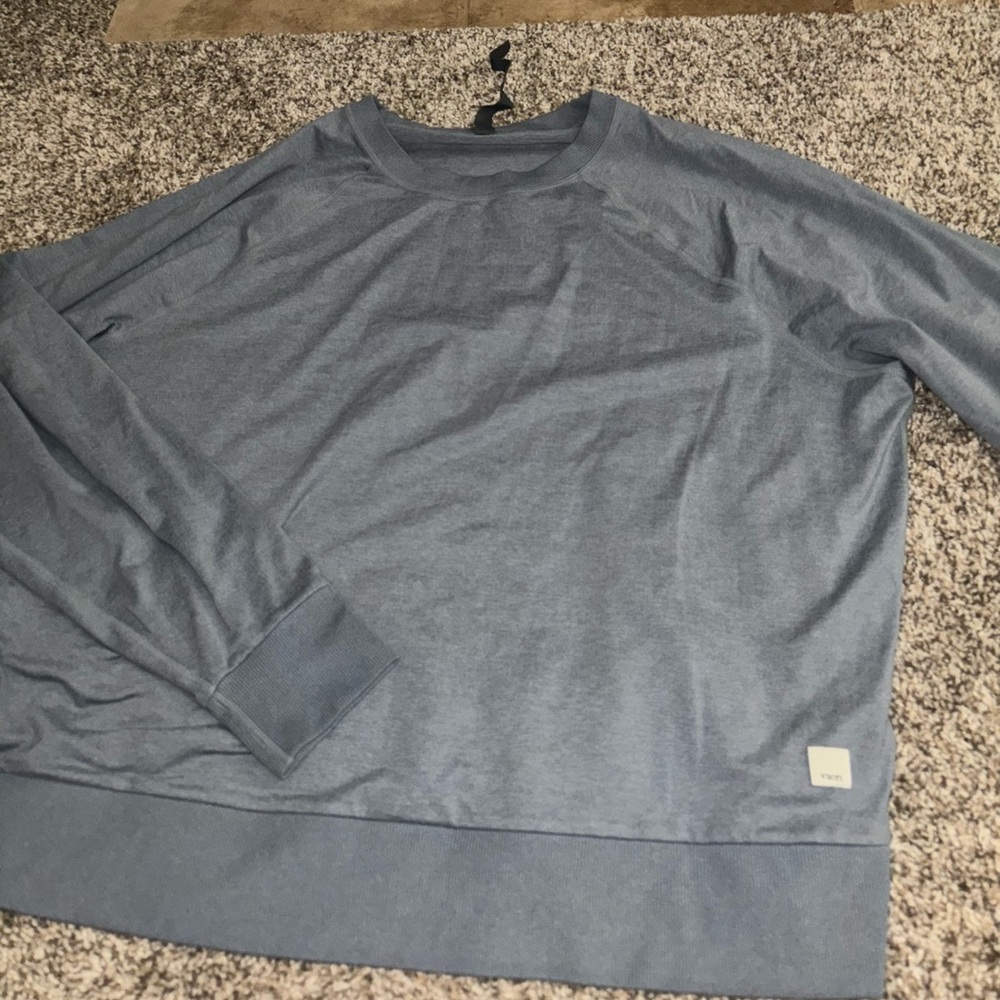 Vuori Blue Long Sleeve Tee